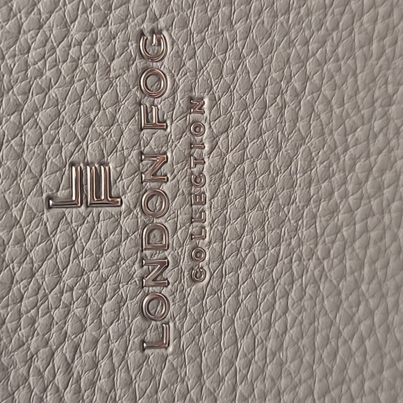 NWT London Fog Women's Ellie Dome Crossbody Bag Color Denim Blue - Picture 9 of 10